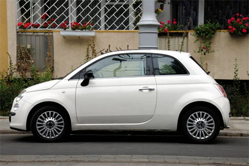 fiat 500 weißer Fiat 500 – Beispiel für Gebrauchtwagenankauf Ronnenberg
